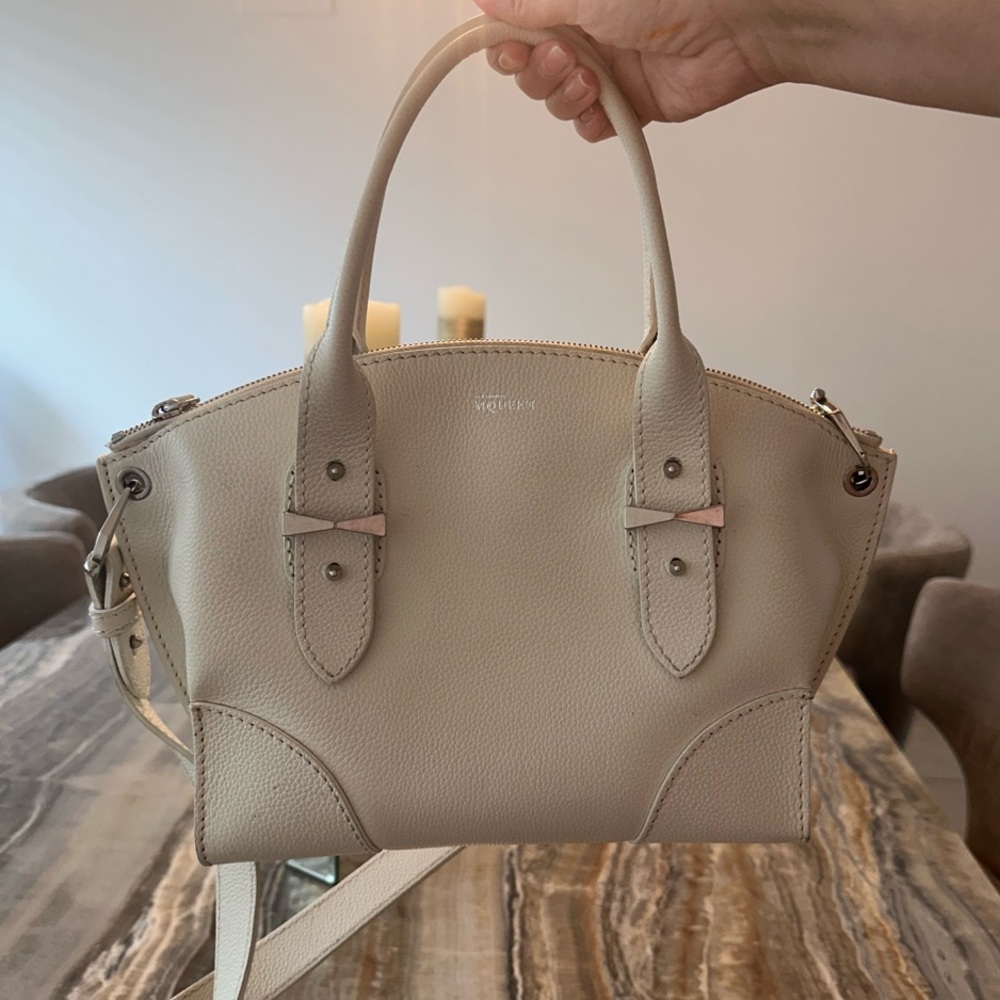 Alexander McQueen small ivory ‘Legend’ bag